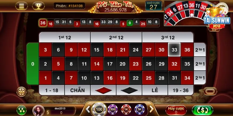 Roulette Sunwin – Trò chơi cá cược siêu hấp dẫn và độc đáo 5 Cách tham gia đặt cược roulette tại cổng game sunwin