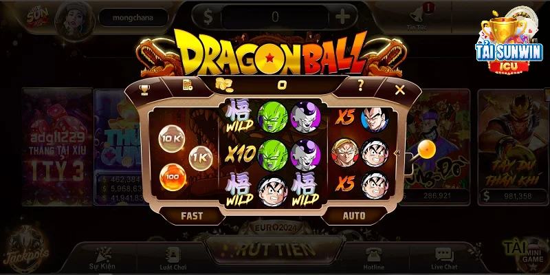 Dragonball z sunwin - Minigame nổ hũ thưởng lớn bất ngờ 2 Trò chơi đơn giản nhưng có nhiều điểm đặc sắc riêng